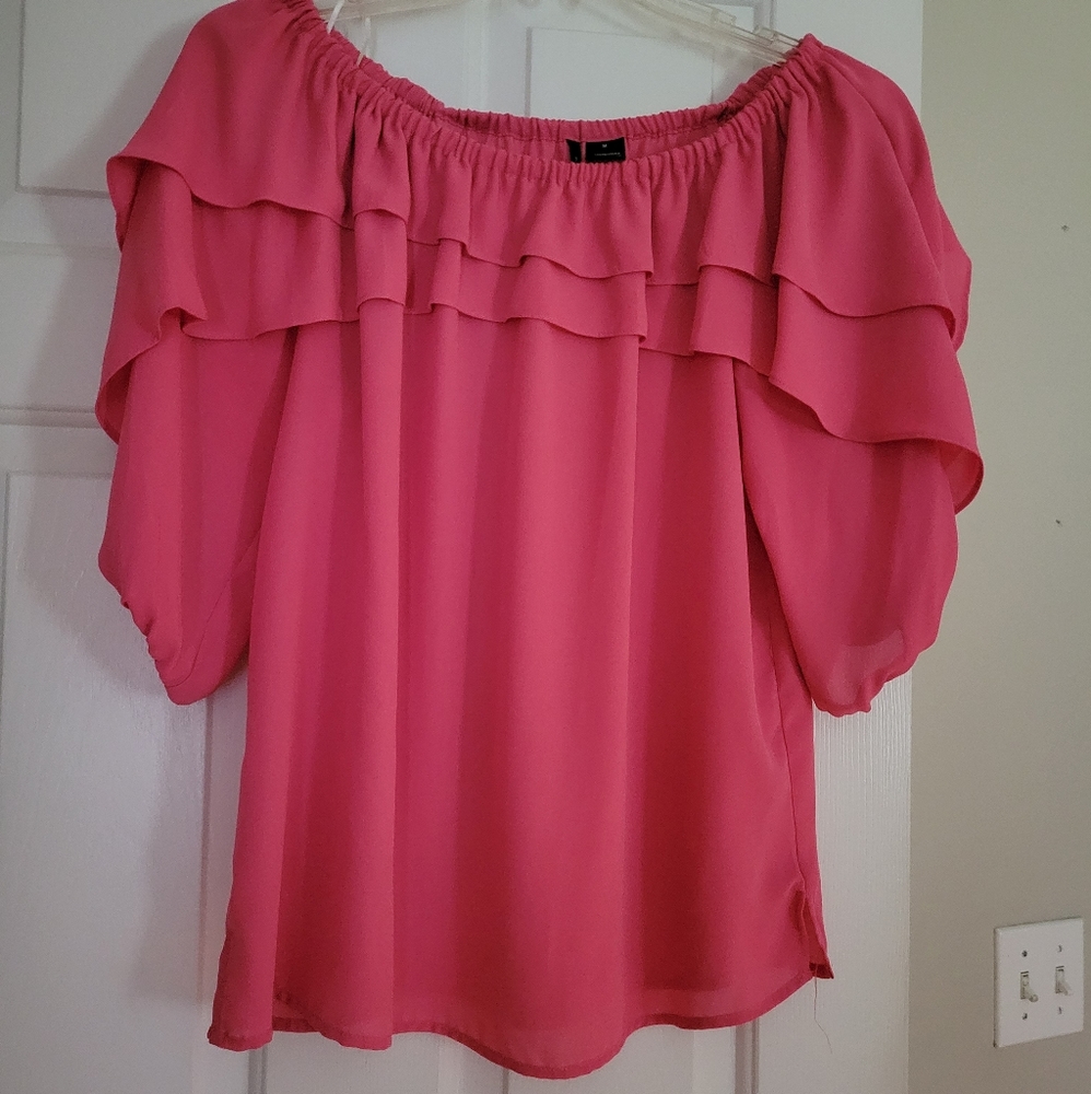 New Directions Med Off Shoulder Blouse